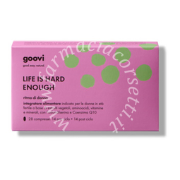 Goovi life is hard enough ritmo di donna 28 compresse