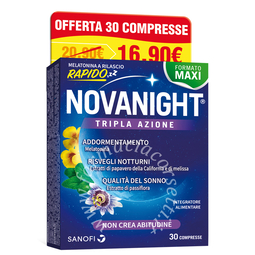 Novanight Tripla Azione 30 Compresse 