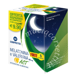 Melatonina E Valeriana +Forte 5Complex 60 Compresse