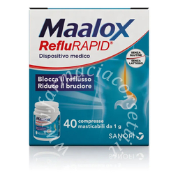 Maalox Reflurapid 40 Compresse Masticabili