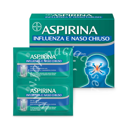 Aspirina influenza e naso chiuso 10 bustine 