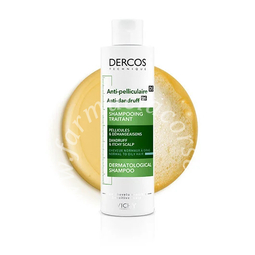 Dercos shampo antiforfora grassi 200 ml