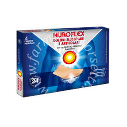 Nuroflex 4 Cerotti per dolori muscolari e articolari 200mg 