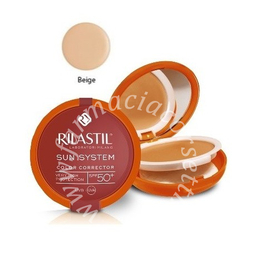 Rilastil Sun System Crema Compatta Uniformante SPF 50+ Beige 10 g