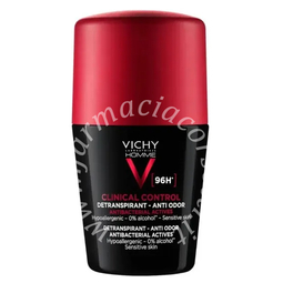 Vichy Homme Deodorante Clinical Control 96 h Roll-On 50 ml
