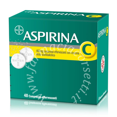 Aspirina C 400mg 40 Compresse Effervescenti