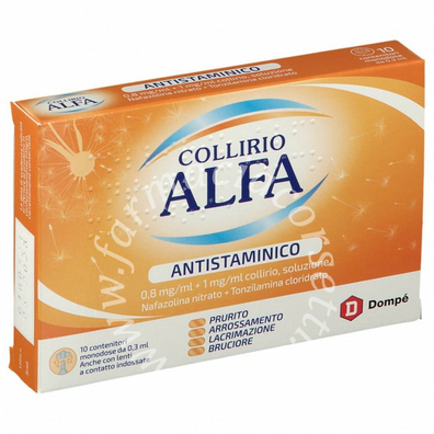 Collirio Alfa Antisaminico 10 Flaconcini Monodose