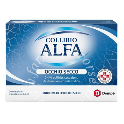 Collirio Alfa Occhio Secchio 20 Flaconcini Monodose
