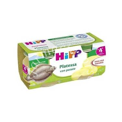 Hipp omogeneizzato platessa con patate 2x80 g