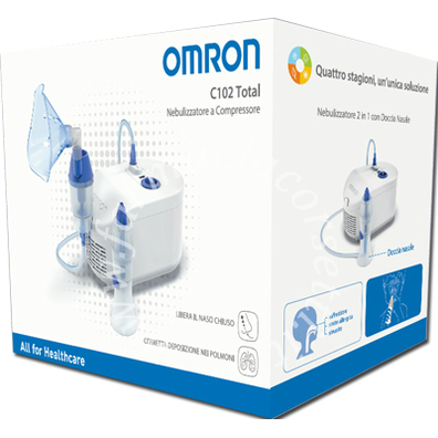 Nebulizzatore a pistone omron c102 total