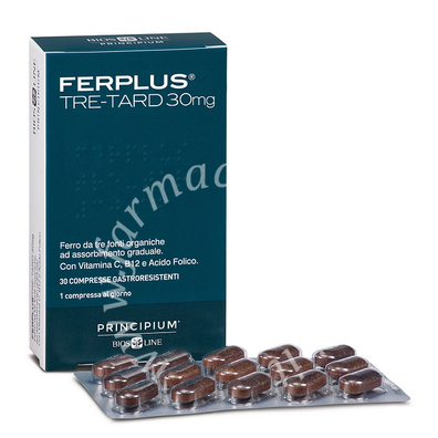 Principium ferplus tre retard 30mg 30 compresse gastroresistenti