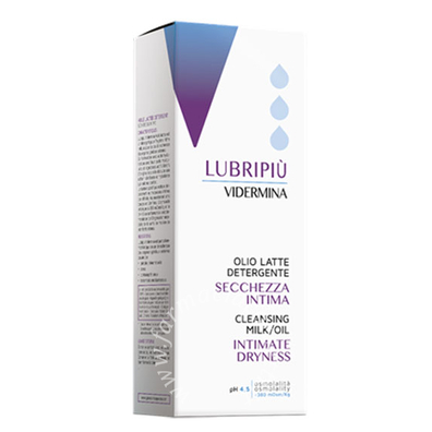 Vidermina Lubripiu' olio latte detergente secchezza intima 200ml