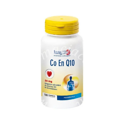 Longlife Coenzima Q10 20mg 100 compresse
