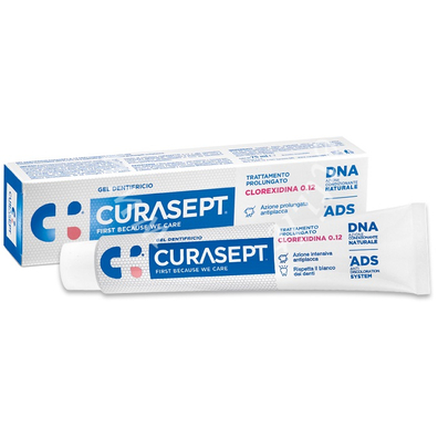 Curasept dentifricio 0,12 75 ml ads+dna