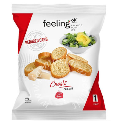 Feeling ok crosti' cheese start 50 g