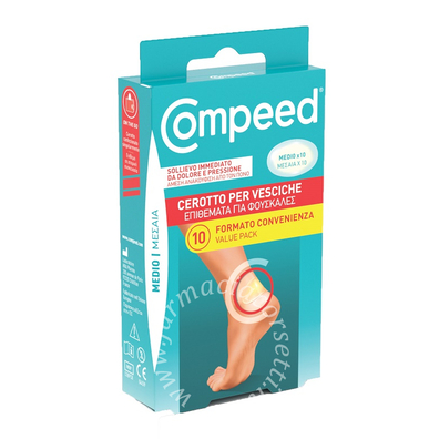 Cerotti compeed per vesciche medio 10 pezzi 