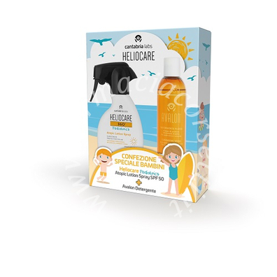 Heliocare 360 pediatrics atopic lotion 250 ml + avalon detergente fluido 250 ml
