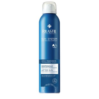 Rilastil sun system doposole spray trasparente doposole idratante e rinfrescante 200 ml