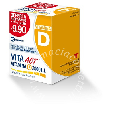 Vita act vitamina d 2000 ui 60 compresse