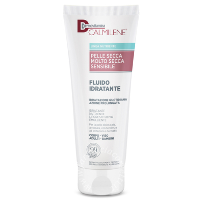 Dermovitamina calmilene fluido idratante per pelle secca, molto secca e sensibile 250 ml