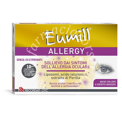Eumill allergy gocce oculari 10 flaconcini da 0,5 ml