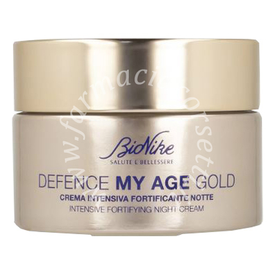 Defence my age gold crema intensiva fortificante notte 50 ml