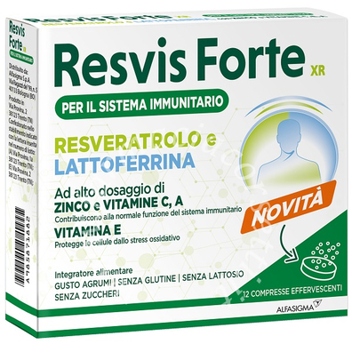Resvis forte xr 12 compresse effervescenti