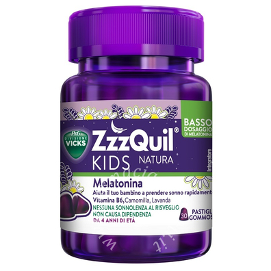 Vicks zzzquil kids natura 30 pastiglie gommose