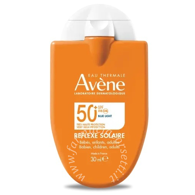 Eau thermale avene reflexe solaire spf50+ bebe bambini adulto 30 ml