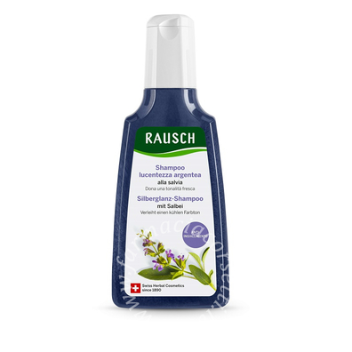 Rausch shampoo lucentezza argentea alla salvia 200 ml
