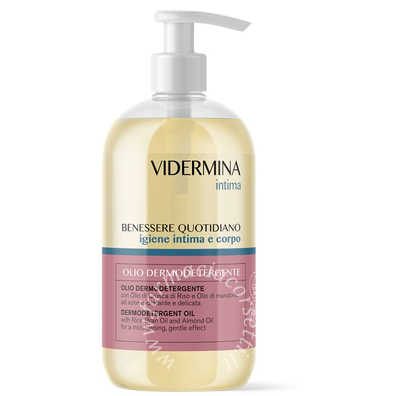 Vidermina intima olio detergente corpo e intimo 500 ml