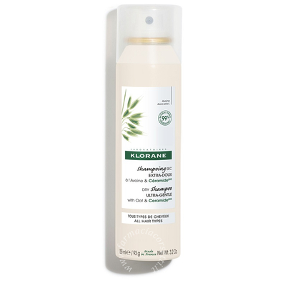 Klorane shampoo secco extra delicato avena&ceramide tutti i tipi di capelli spray 150 ml