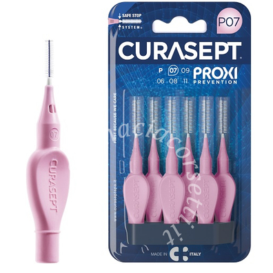 Curasept proxi p07 rosa/pink 6 pezzi