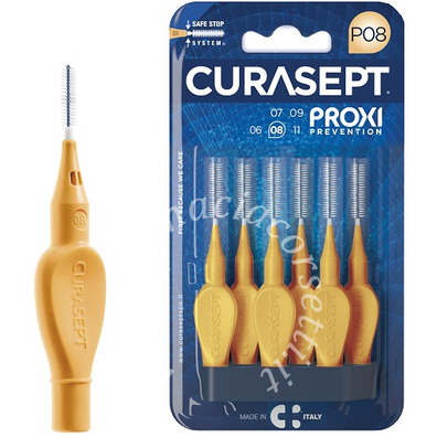 Curasept proxi p08 arancio chiaro 6 pezzi