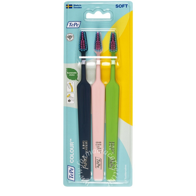 Tepe colour spazzolino soft 3 pezzi