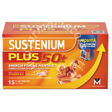 Sustenium plus 50+ 15 flaconcini
