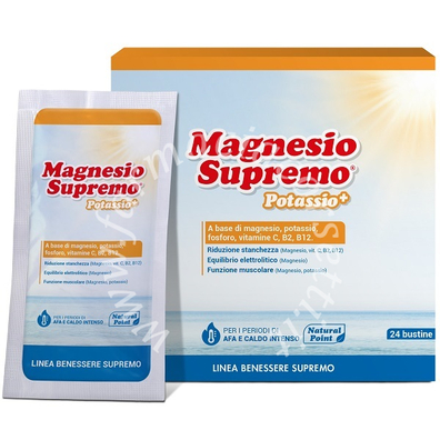 Magnesio supremo potassio+ 24 bustine