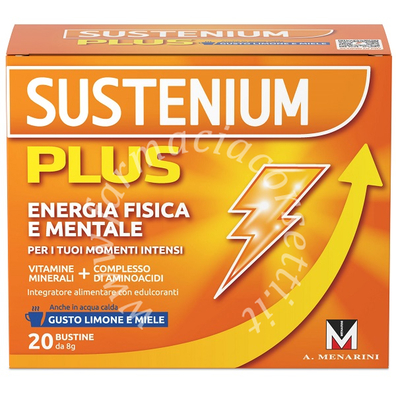 Sustenium plus limone e miele 20 bustine da 8 g