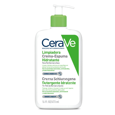 Cerave crema schiumogena detergente idratante 473 ml