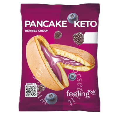 Feeling ok pancake keto berries cream 50 g