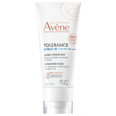 Avene Tolerance Hydra 10 Fluido Idratante per Pelle Secca e Sensibile 40 ml