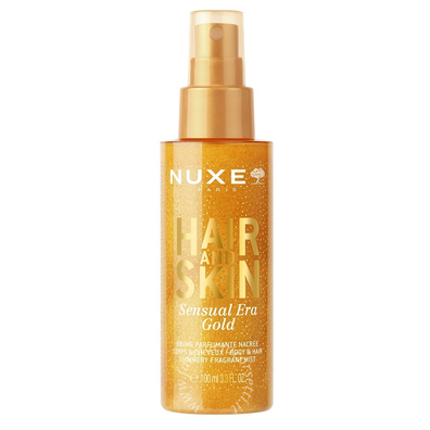 Nuxe hair and skin sensual era gold shimmery fragrant mist 100 ml