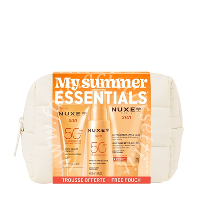 Nuxe trousse my summer essential 2026 1 face cream spf50+ 30 ml + 1 spray spf50 50 ml + 1 after sun lotion 50 ml