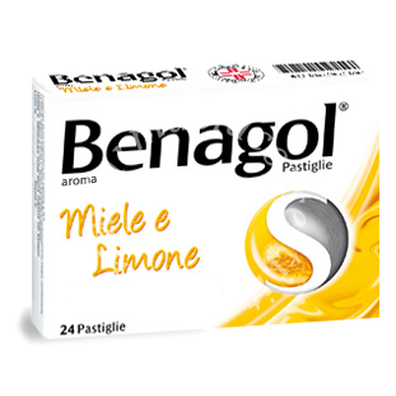 Benagol pastiglie gusto miele e limone 24 pastiglie
