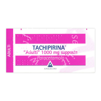 Tachipirina adulti 1.000 mg supposte 10 supposte