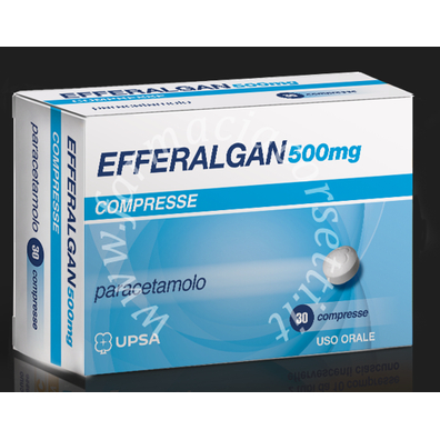 Efferalgan 500 mg compresse  paracetamolo 30 compresse in blister al/pvc