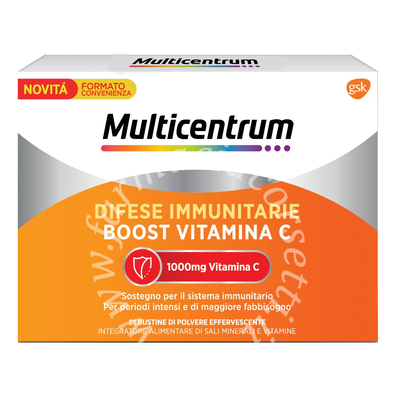 Multicentrum difese immunitarie boost vitamina c 14 bustine