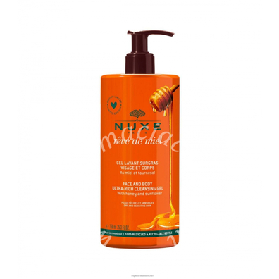Nuxe reve de miel gel lavant surgras 750ml