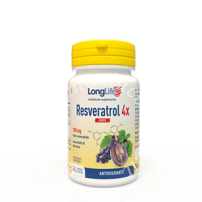 Longlife resveratrol 4x forte 60 capsule