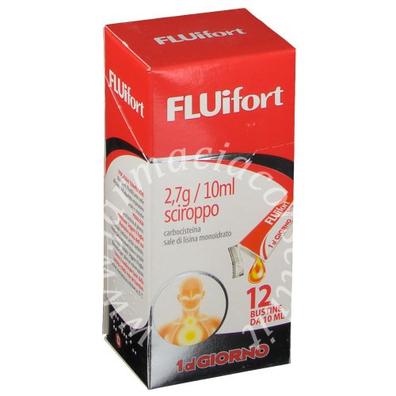 Fluifort 2,7g/10ml Sciroppo 12 Buste 10ml